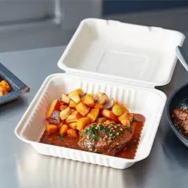 Joue de veau au citron salé, coriandre et légumes rôtis (livraison)